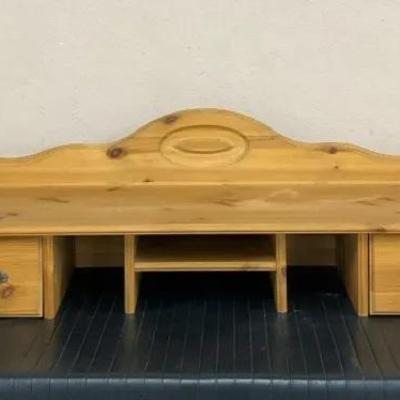 Stand Alone Pine Hutch Organizer