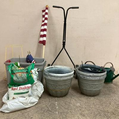 Outdoor & Gardening Essentials Lot with Patriotic Flair!