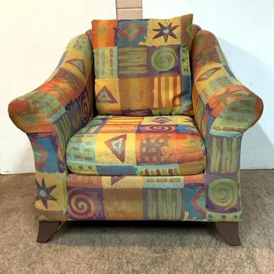 Batik Style Accent Chair #2