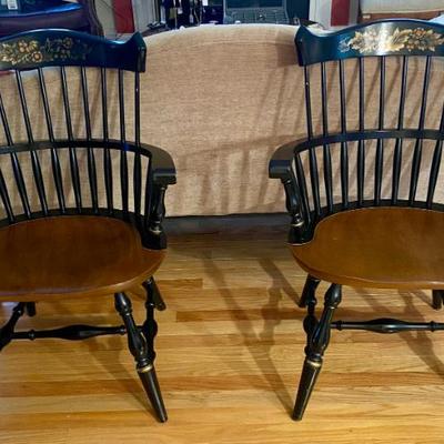 2 Matching Hitchcock Chairs