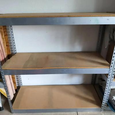 48" Three Tier Adjustable Metal Shelving #4