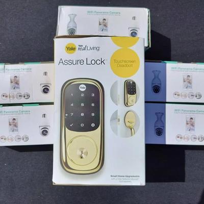 Yale Assure Lock Touchscreen Deadbolt + 5 Wifi Panorama Cameras