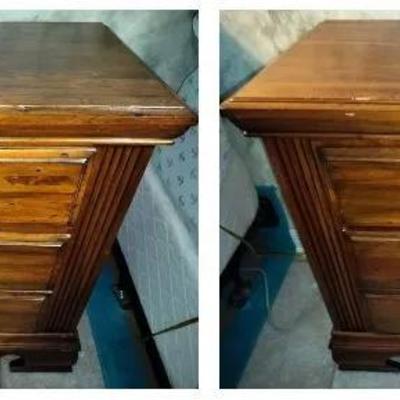 Legacy Transitions Solid Wood Nightstand Pair