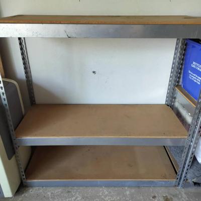 48" Three Tier Adjustable Metal Shelving #2