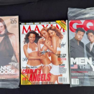 GQ 2001 And Maxim 2003 Magazines