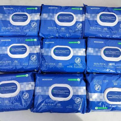 McKesson StayDry Scented Washcloth Wips 9 Packs Brand New Never Opened