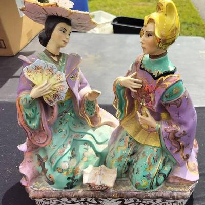 Collectible Chinese Porcelain Figurine Made In Italy