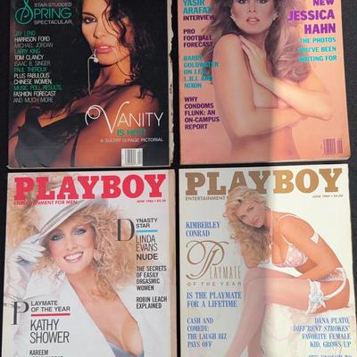 Playboy June 1986, June 1988, April 1988, September 1988