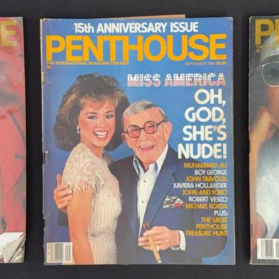 Penthouse June 1989, September 1984 & June 1988