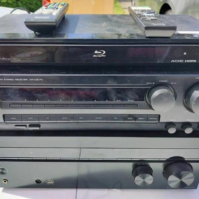 Stereo Receivers By Sony & Kenwood + Sony Blu-ray Player