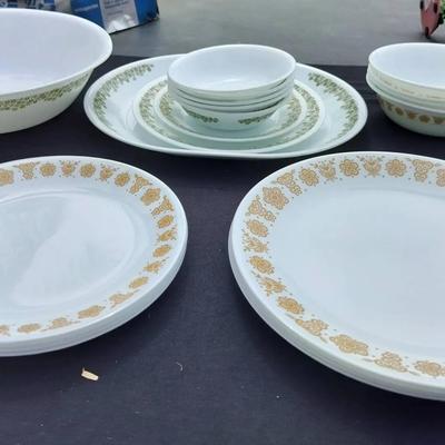 Corelle Butterfly Gold Corning Ware Vintage Plates, Dishes, And Bowls