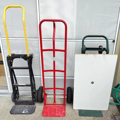3 Metal Hand Trucks By Harper And More