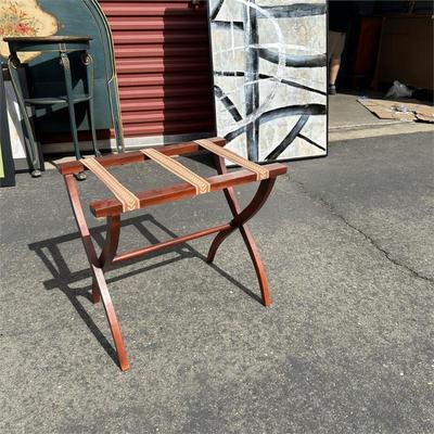 Sale Photo Thumbnail #26: Wooden Portable Luggage Rack