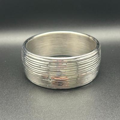 Sale Photo Thumbnail #179: Milor Italy 14k White Gold Bangle Bracelet