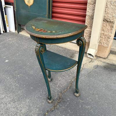 Sale Photo Thumbnail #187: Italian Provincial Style Demilune Side Table