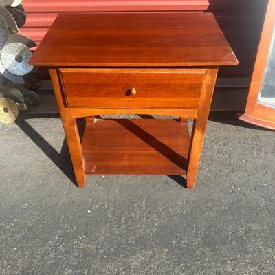 Sale Photo Thumbnail #155: Thomasville "Impressions" Cherry Wood Nightstand