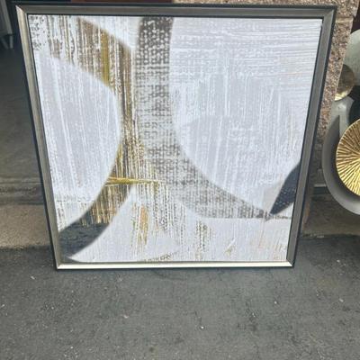 Sale Photo Thumbnail #157: Bell Basics I – Abstract Artwork in Frame