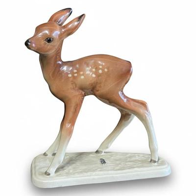 Sale Photo Thumbnail #83: Vintage Cortendorf West Germany Porcelain Fawn Figurine