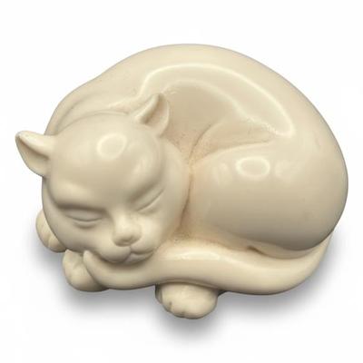 Sale Photo Thumbnail #64: Franklin Mint 1986 Netsuke Cat Figurine
