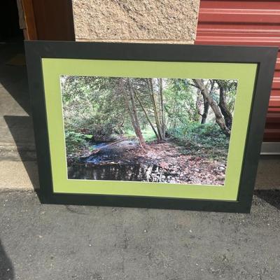 Sale Photo Thumbnail #161: Framed Woodland Stream Photograph Print