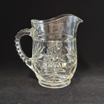 Sale Photo Thumbnail #194: Anchor Hocking 'Prescut Clear' Star of David Pitcher