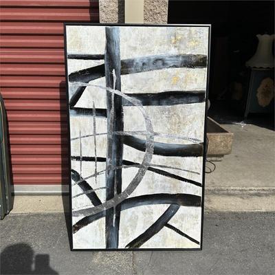 Sale Photo Thumbnail #31: Modern Abstract Acrylic on Canvas