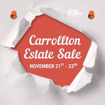 Carrollton Estate Sale - November 2025