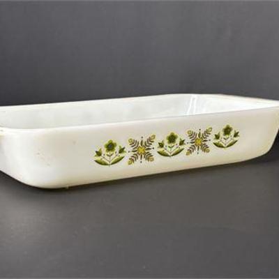 Vintage Fire King Meadow Green Baker Dish.jpg