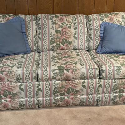 Floral Sleeper Sofa