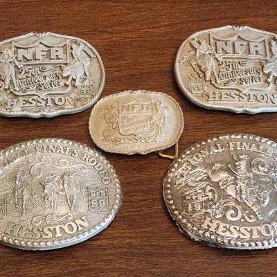 25th Anniversary Rodeo Buckles 