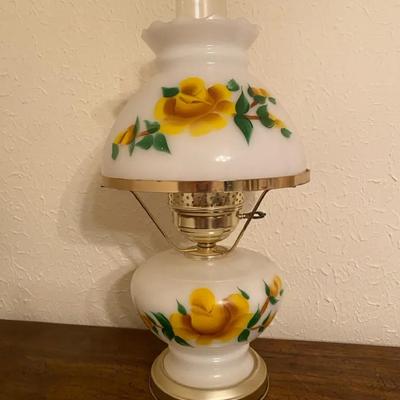 Flower Hurricane Lamp