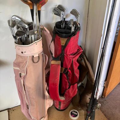 Lot Of Fishing & Golf Equipment