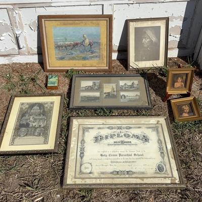 Unique Decor - Antique Postcards & Documents, Religious Iconography, Native American/Western