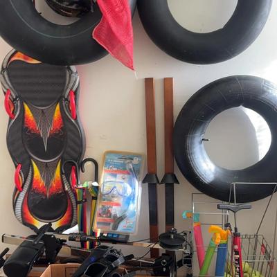 Jumbo Exercise/Recreation Lot! NordicTrack, Snorkeling Gear, Bike Helmet, Rainbow Umbrellas & More