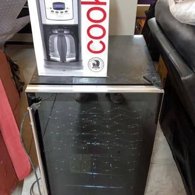 Cooks Coffee Maker & Magic Chef Mini Drink Fridge