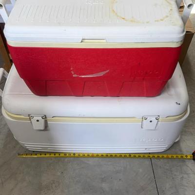 Two Igloo Coolers