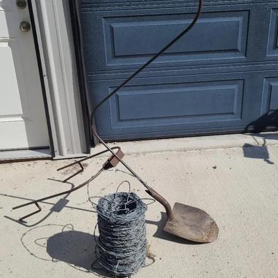 Yard Art & Barbwire