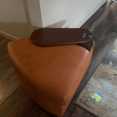 Comtemporary Chair W/ Storage And Table