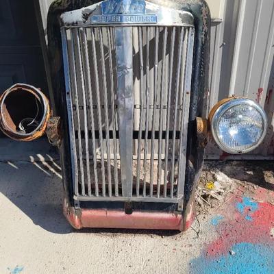 White Super Power Truck Grill 