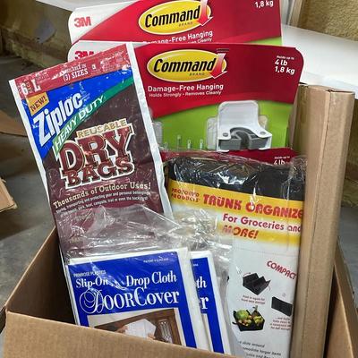 Household Goods, Cleaners, Organizers & Brand New Power Scrubber 
