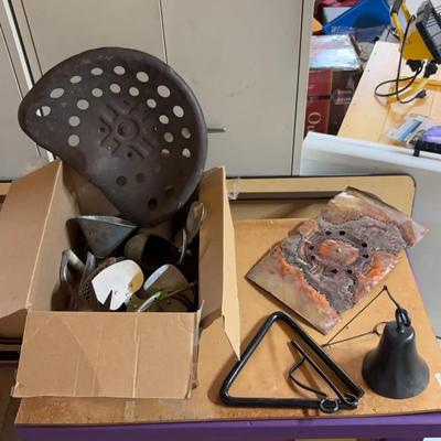 Variety Of Antique Decorative Metal Pieces