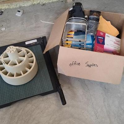 Office Supplies & Paper Cutter 