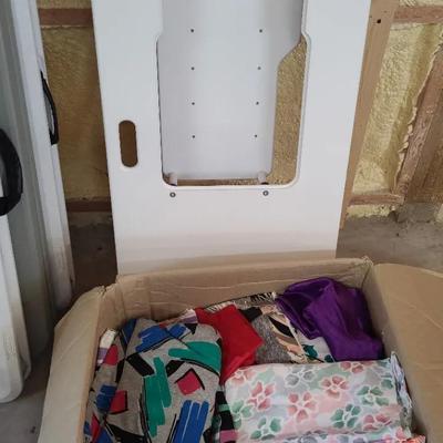 Sewing Table & Fabric 