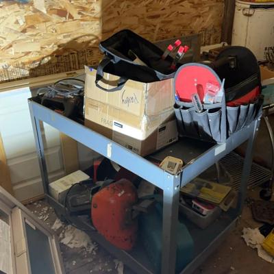 Tool Cart & Miscellaneous Tools & Materials