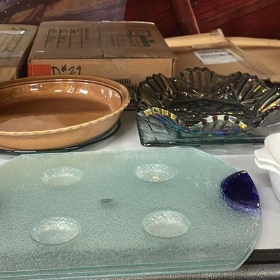 Ceramic Pie Dishes Salviati Glasses Glass Serving Dishes 