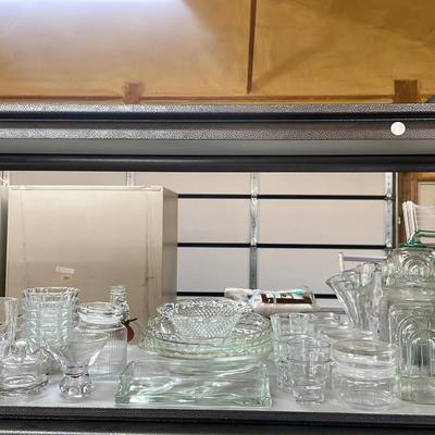 Mixed Glassware Cups Serving Bowls Pie Plates and Food Storage 