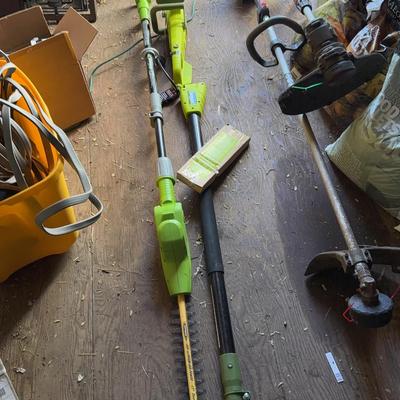 Sunjoe Tree Trimmer & Earthwise Tree Trimmer