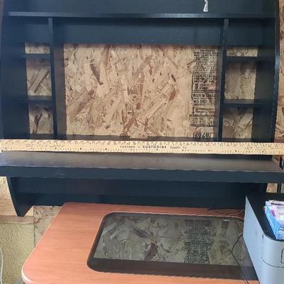Space Saving Black Wall Mounted Desk