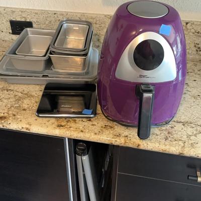 Power Air fryer XL Pro, Polder Food Scale, Baking Pans
