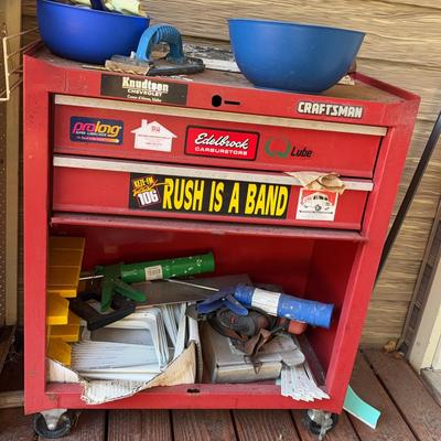 Craftsman Storage Chest & Misc Garage Items 